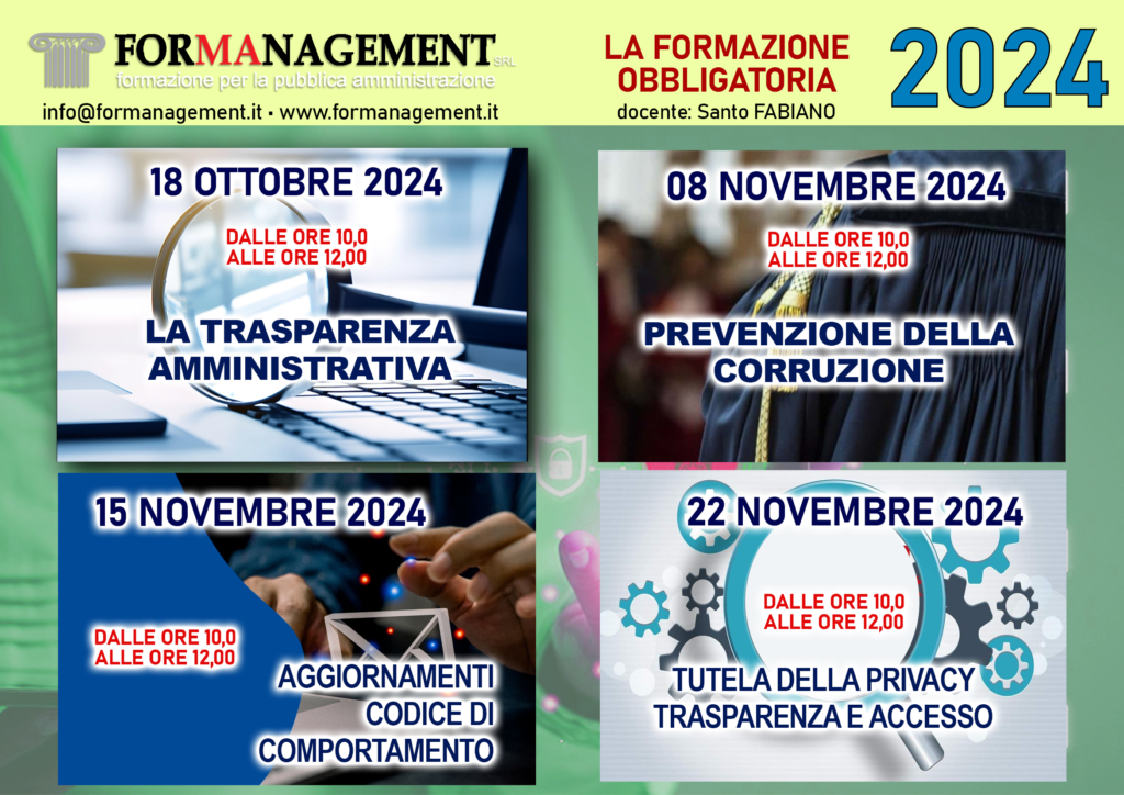 Formazione obbligatoria 2024