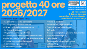 PROGETTO 40 ORE 2026/2027